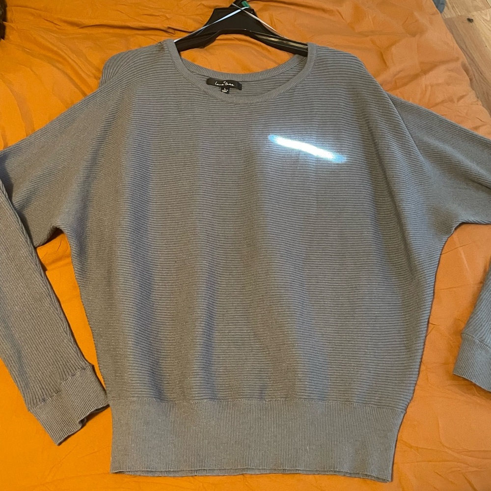 Blue fall sweater